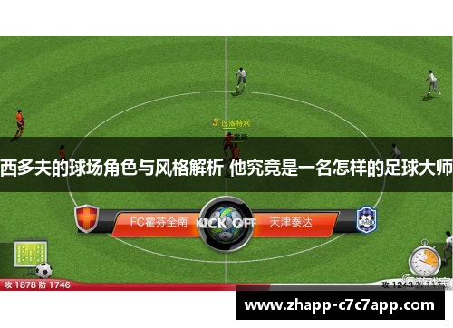 西多夫的球场角色与风格解析 他究竟是一名怎样的足球大师